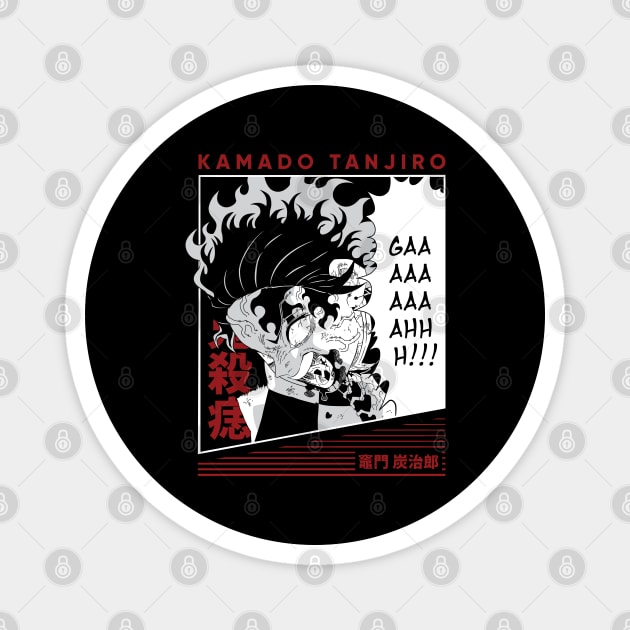 Demon Slayer Angry Moment Magnet by Otaku Vibes